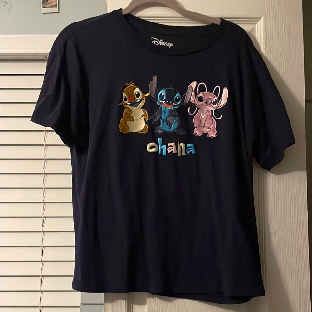Disney navy blue Ohana T-Shirt